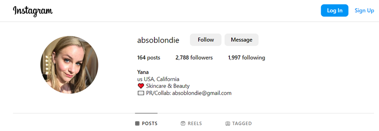 Instagram email - Instagram bio